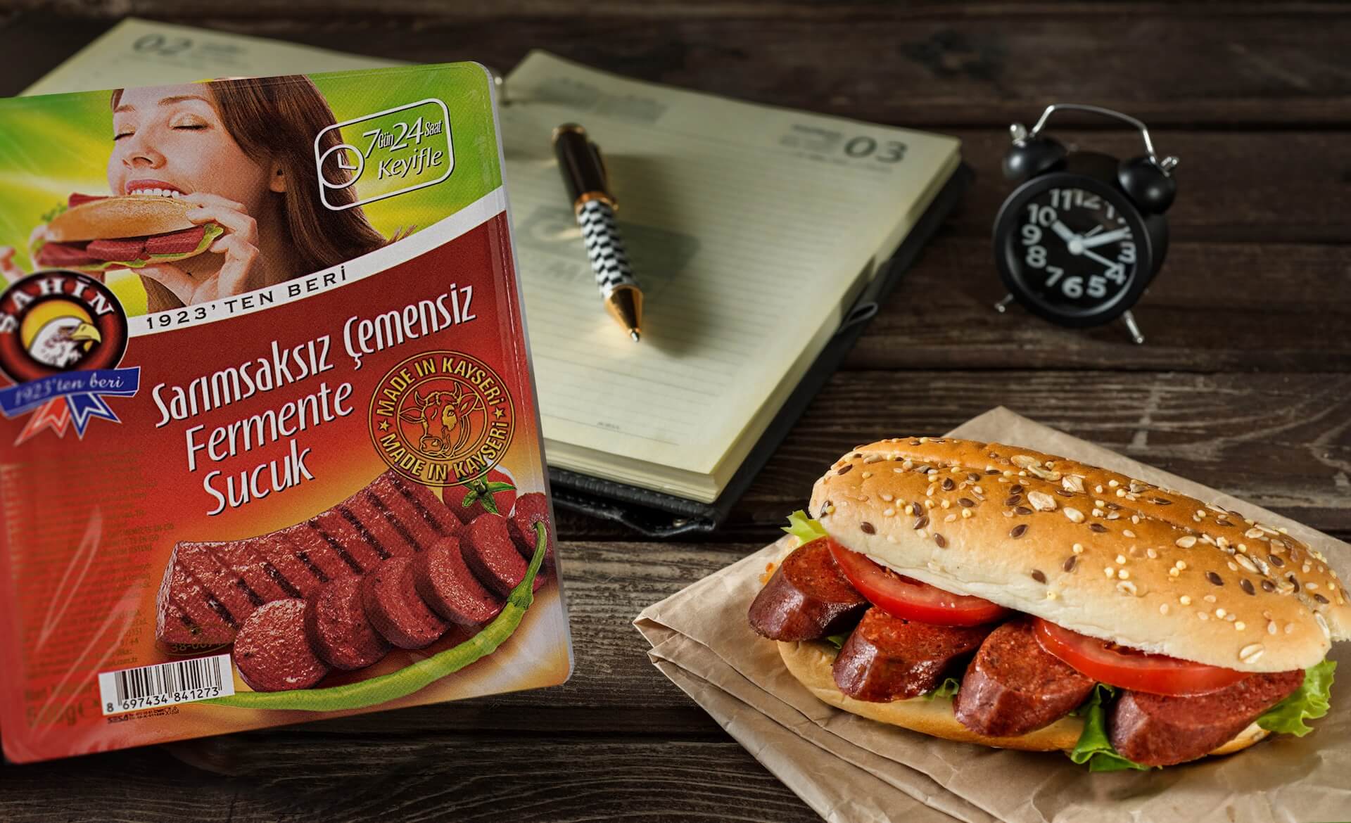 Çemen Sarımsak Kokusuz Fermente Sucuk (500 G)